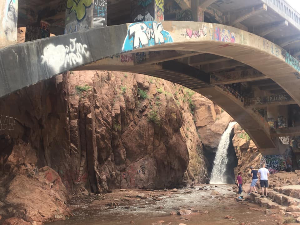 Waterfalls and Graffiti: Discovering the Unique Charm of Rainbow&nbsp;Falls.
